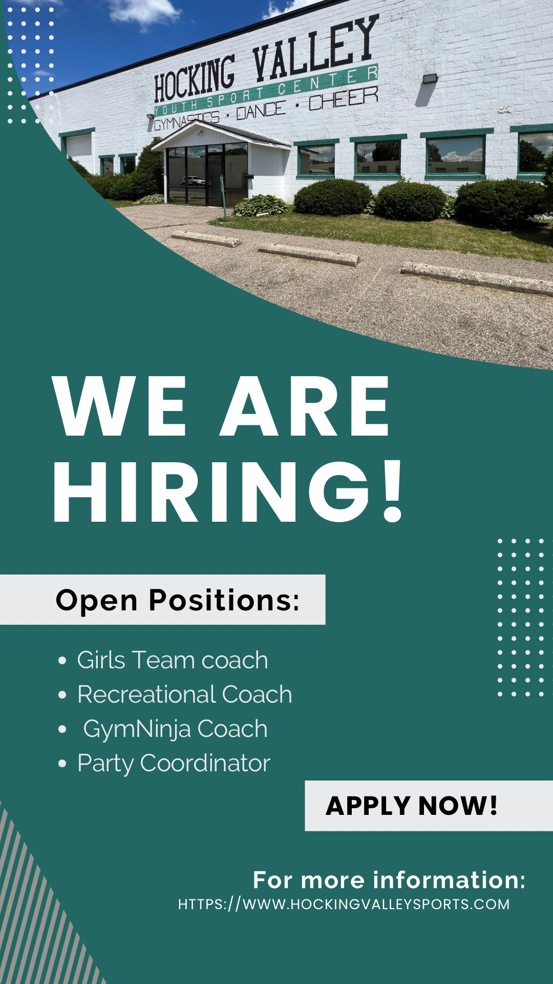 Hocking Valley YOUTH SPORT CENTER